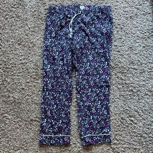 J crew floral pajama pants